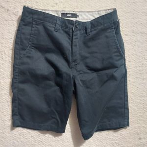 Vans CASUAL SHORTS Mens Size 30 Blue Button Zip Regular Fit